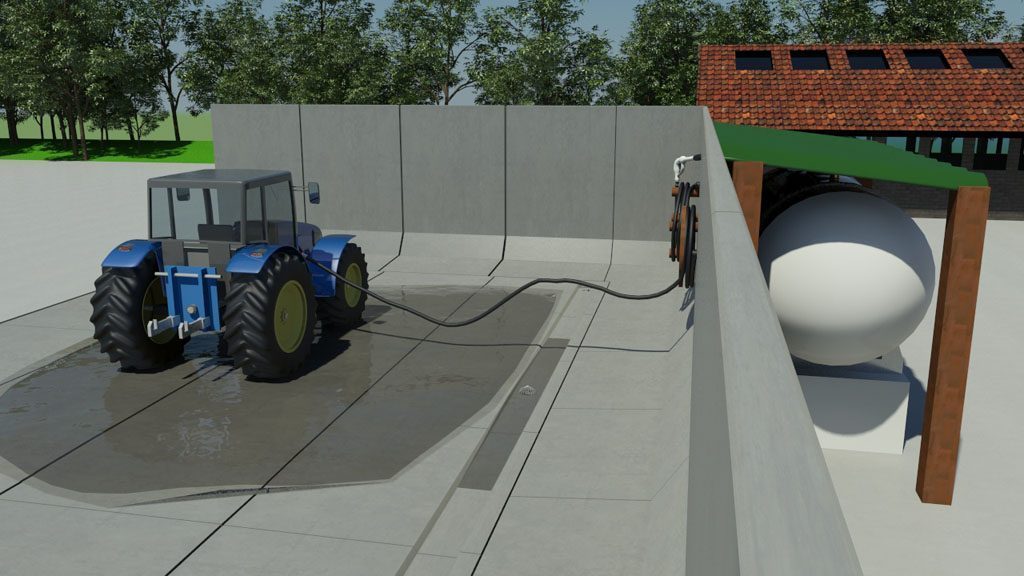 tankplaats tractor