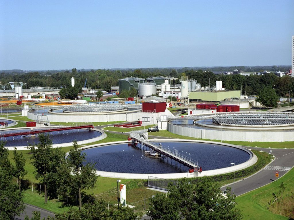 waterzuivering betonsilo