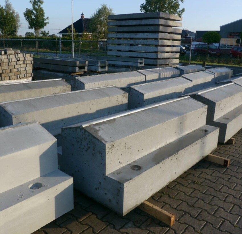 Prefab maatwerk betonsleepers